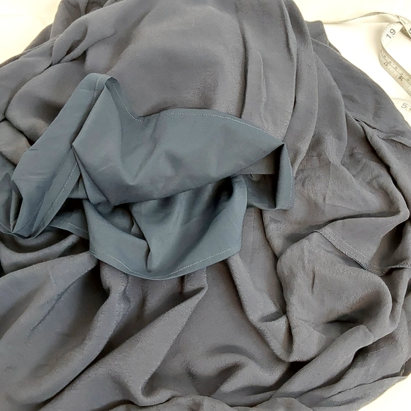 SUGAR + LIPS SMOCKED-WAIST POPLIN MAXI SKIRT - Picture 7 of 9